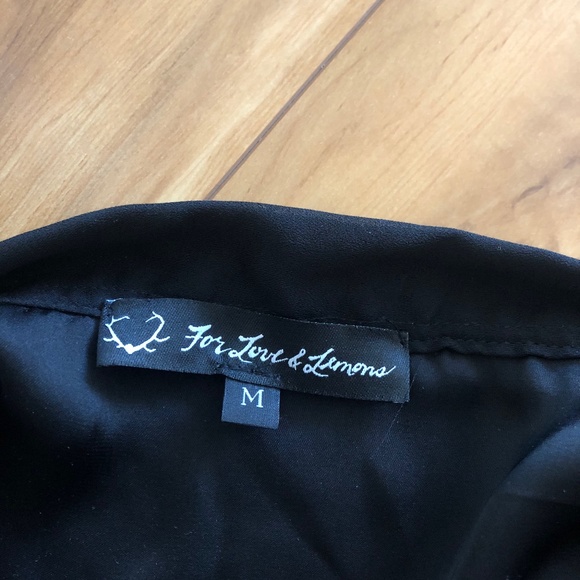 For Love & Lemons Black Skirt - Picture 3 of 3